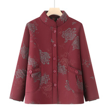 奶奶装冬装棉衣老年人棉袄女老太太衣服老人秋装60岁妈妈冬季外套