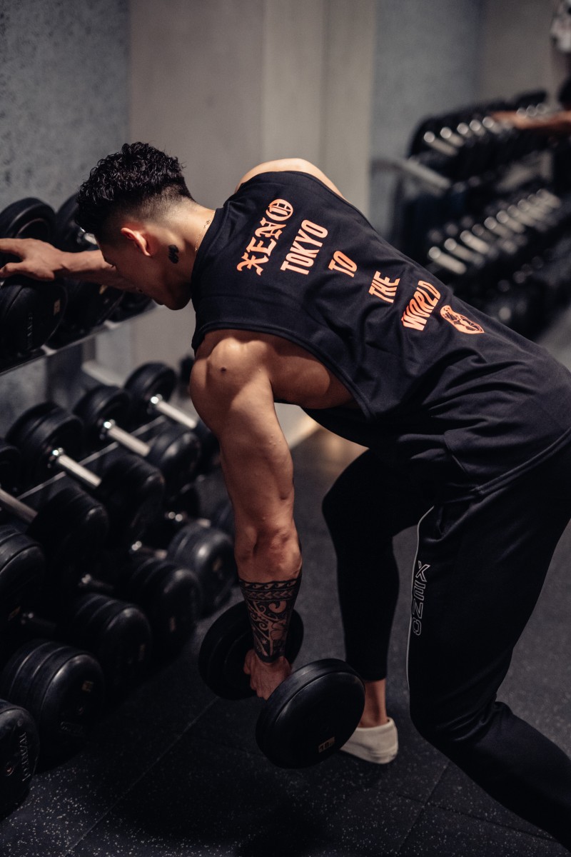 Men's Sleeveless T-Shirt Trendy Brand Muscular Design Fitness Summer Running Training Vest Sports Clothes For Men_viptrois.com