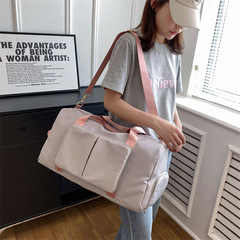 批發摺疊健身包短途大容量乾濕分離手提訓練包韓版出差運動旅行包