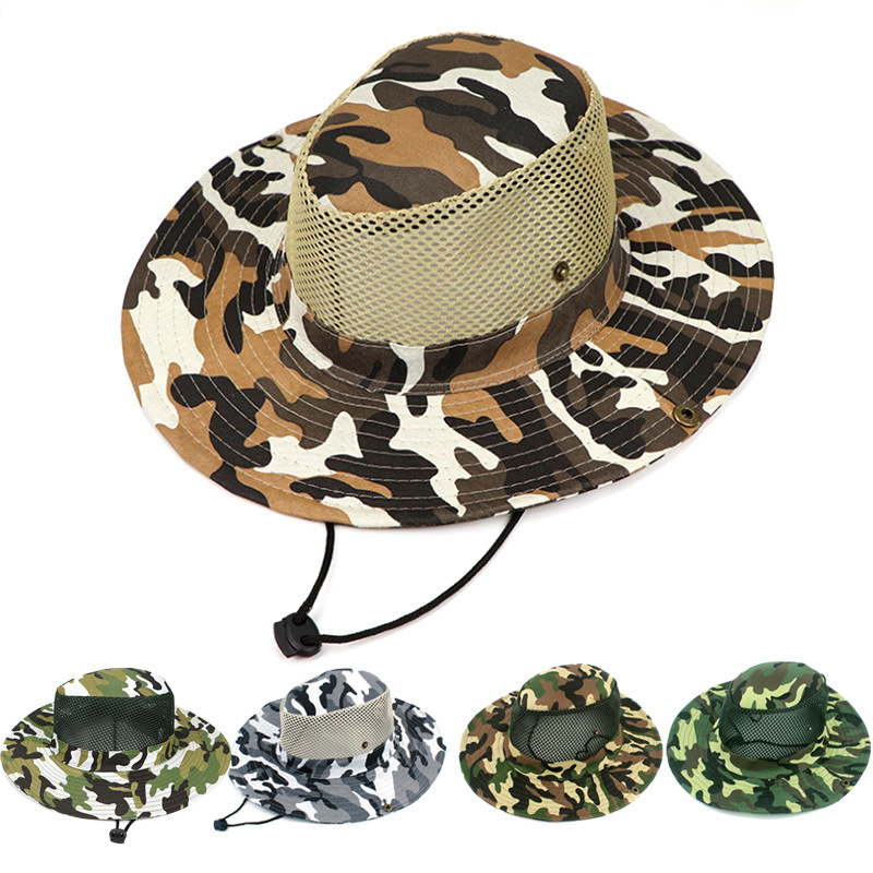 Camouflage quick dry travel hair mesh outside climbing