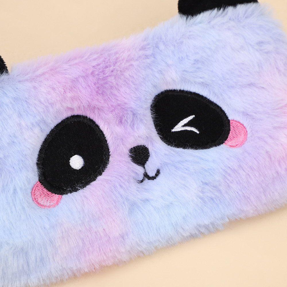 Bolsas de pluma de peluche creativas, bolsas de papelería panda, bolsas de dibujos animados, bolsas de almacenamiento, bolsas de niños, regalos transfronterizos