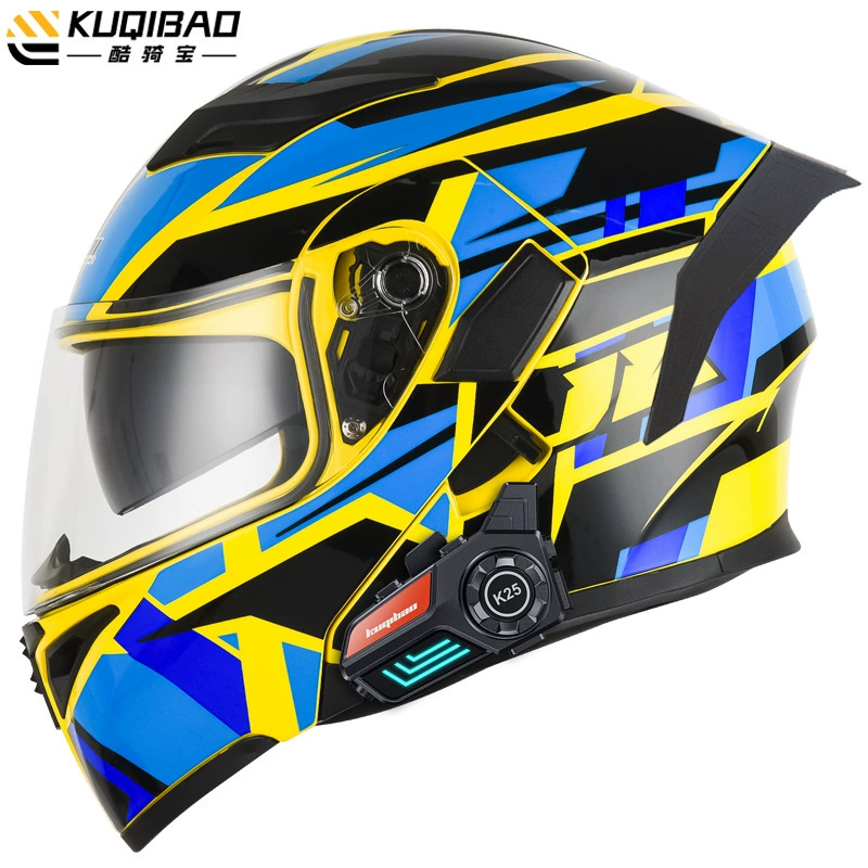 Куци бао Lens противо-запотевание, шлем, фонари, Bluetooth