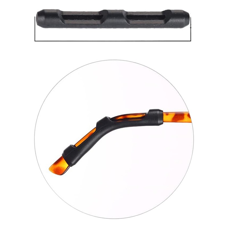 Glasses accessories fixed anti-drop silicone glasses leg foot cover sports anti-slip sleeve earmuffs earhook earrest manufacturers wholesale