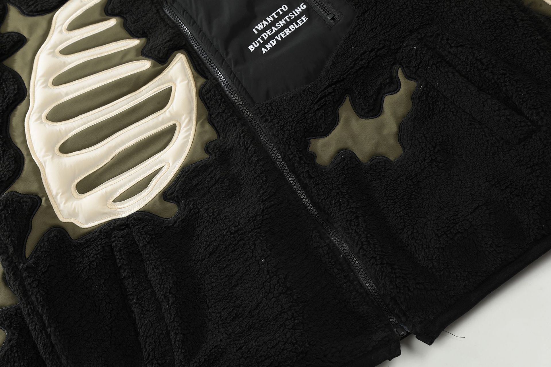 Herrkläder Lammullssömmar handduk broderi bomullsrock vinter varm bomullsrock tonåring män och kvinnor lös parrock_voghion.com