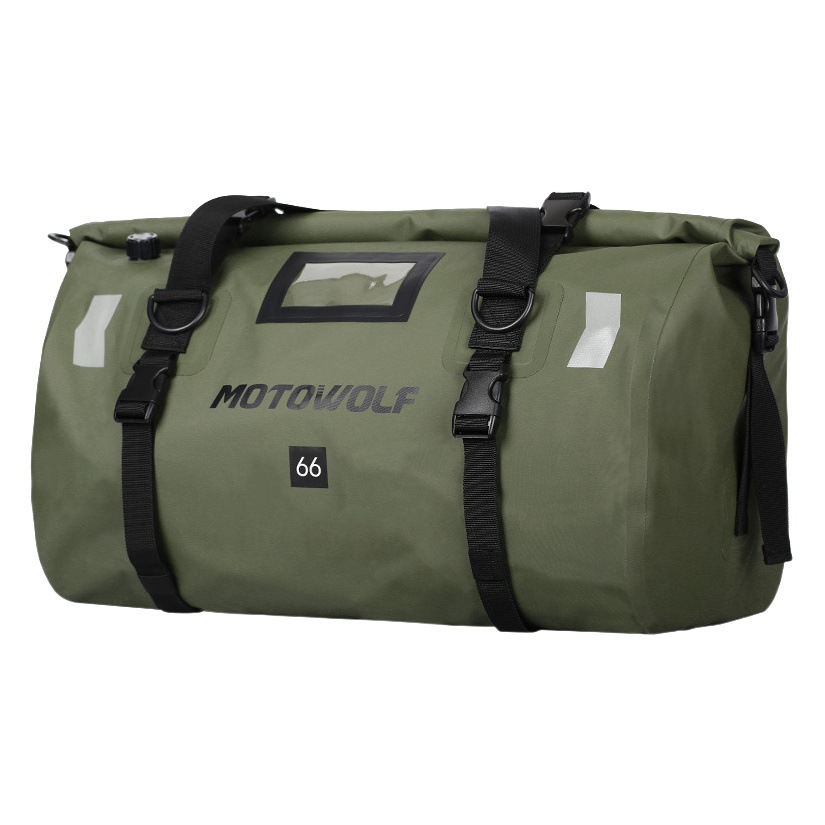 Bolsa de viaje de la motocicleta de larga distancia de viaje de la motocicleta de gran capacidad bolsa de coche al aire libre fuera de la carretera bolsa de viaje impermeable de almacenamiento bolsa de asiento trasero