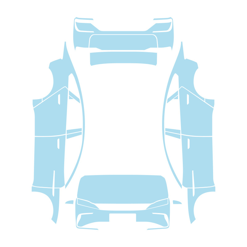 TPU invisible para automóviles especiales de corte mecánico BYD Han película transparente película de pintura película protectora de todo el automóvil