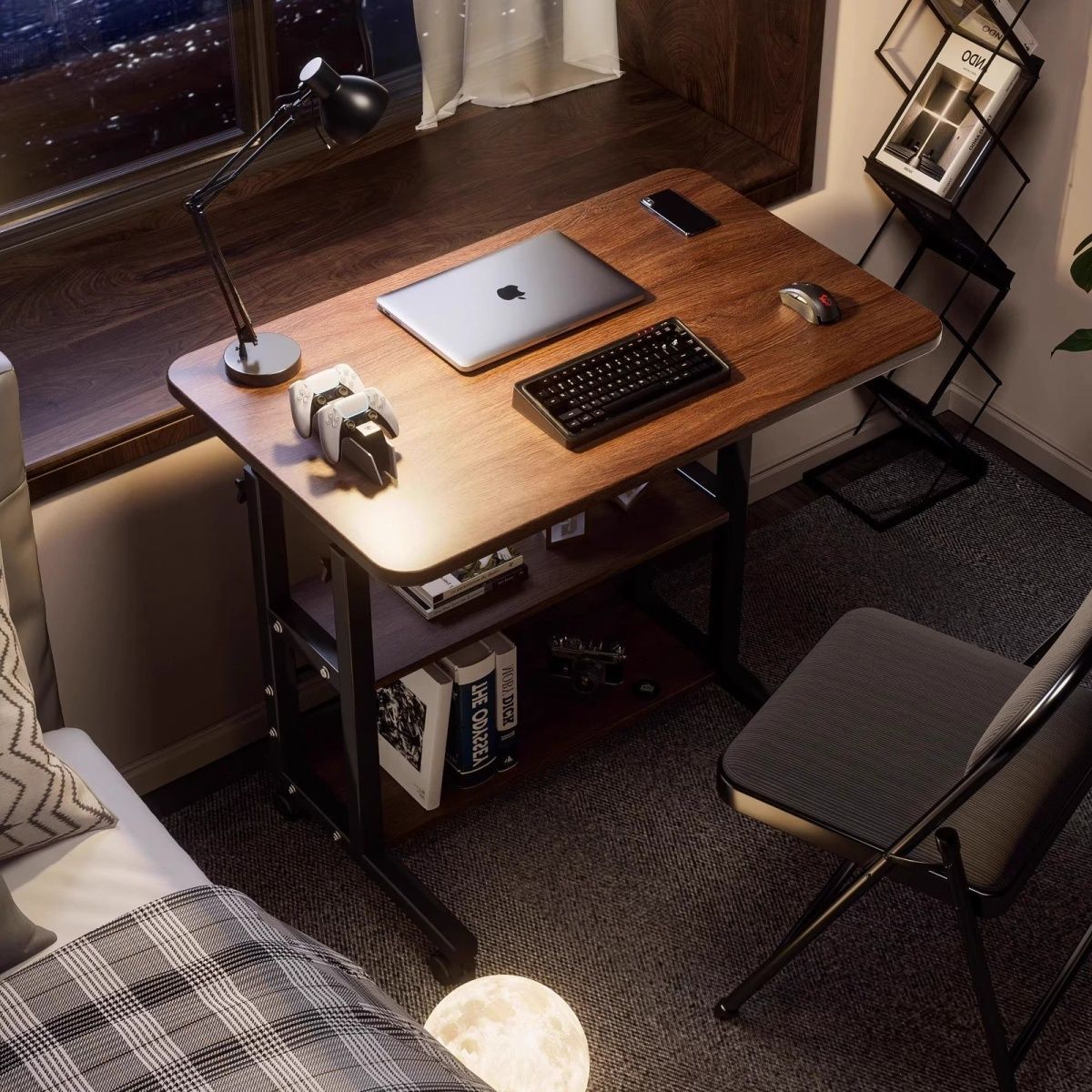 Computer desk movable simple table bedroom home desk simple lifting…