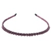 Fashionable belt, crystal, headband, multicoloured hair accessory, simple and elegant design