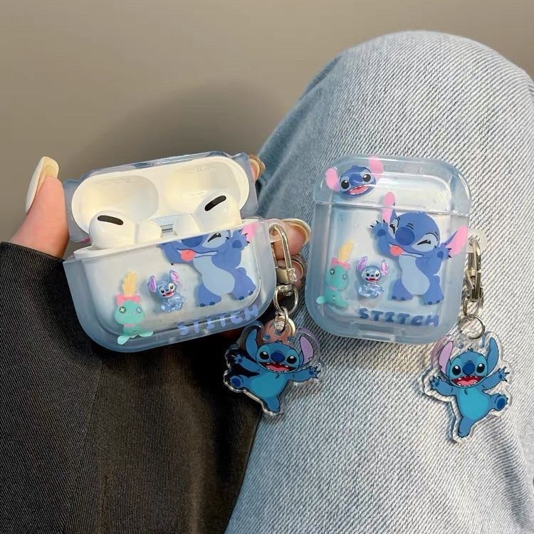 Ins muñecas de dibujos animados para Airpods 4 Apple auriculares pro3 auriculares cubierta colgante cubierta protectora image 3