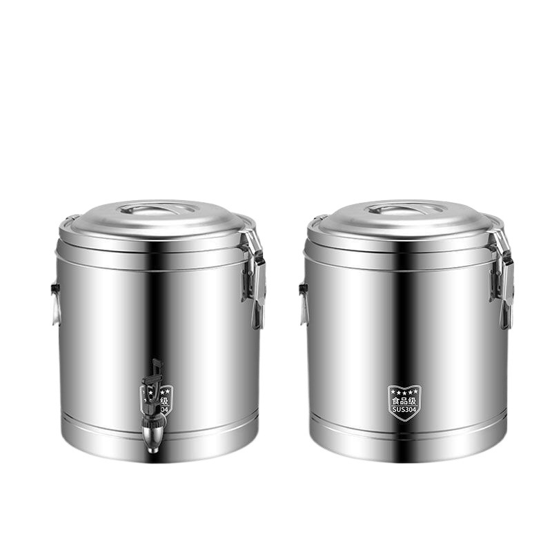 Barril de aislamiento térmico comercial de gran capacidad comedor barril de arroz barril de leche de soja barril de té de leche barril de sopa de tofu fabricante