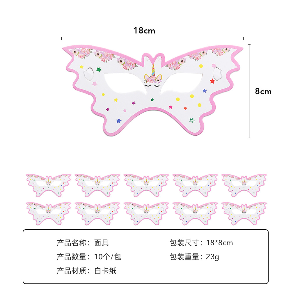 Flor unicornio Rosa plato de papel cuchillo tenedor cuchara cumpleaños mantel los niños decoración del partido suministros