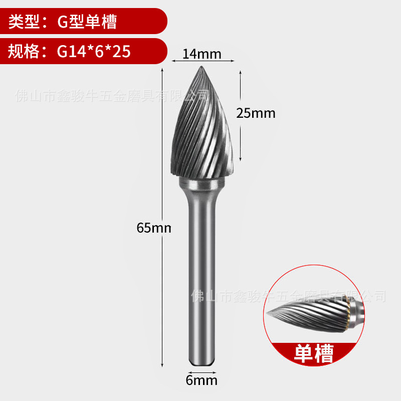 Fresa rotativa de tungsteno