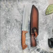 刀具一体龙骨高硬度野外求生刀防身随身直刀短刀手工开刃砍柴锋钢