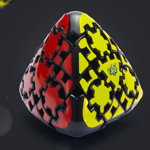 Lanlan Gear Cube Five Rubik's Cube Octahedron Fourteen Sides Built-in Gears 12 Sides Cone Special Gear Cube