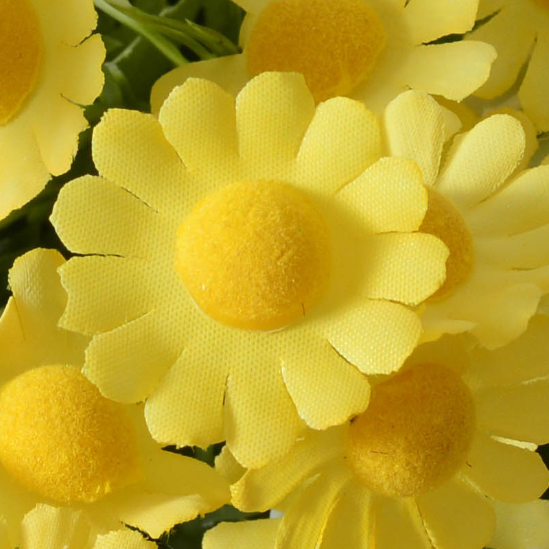 Flor artificial de manzanilla Mesa de comedor de estilo europeo Margarita flor artificial decoración del hogar pequeño crisantemo salvaje Flor de seda flor artificial al por mayor