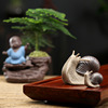 Sansui, creative realistic snails, ceramics, jewelry, small decorations, micro landscape