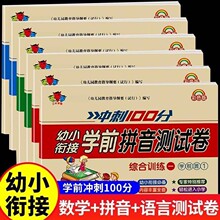 幼小衔接试卷测试卷教材全一日一练学前班汉语拼音数学专项训练题