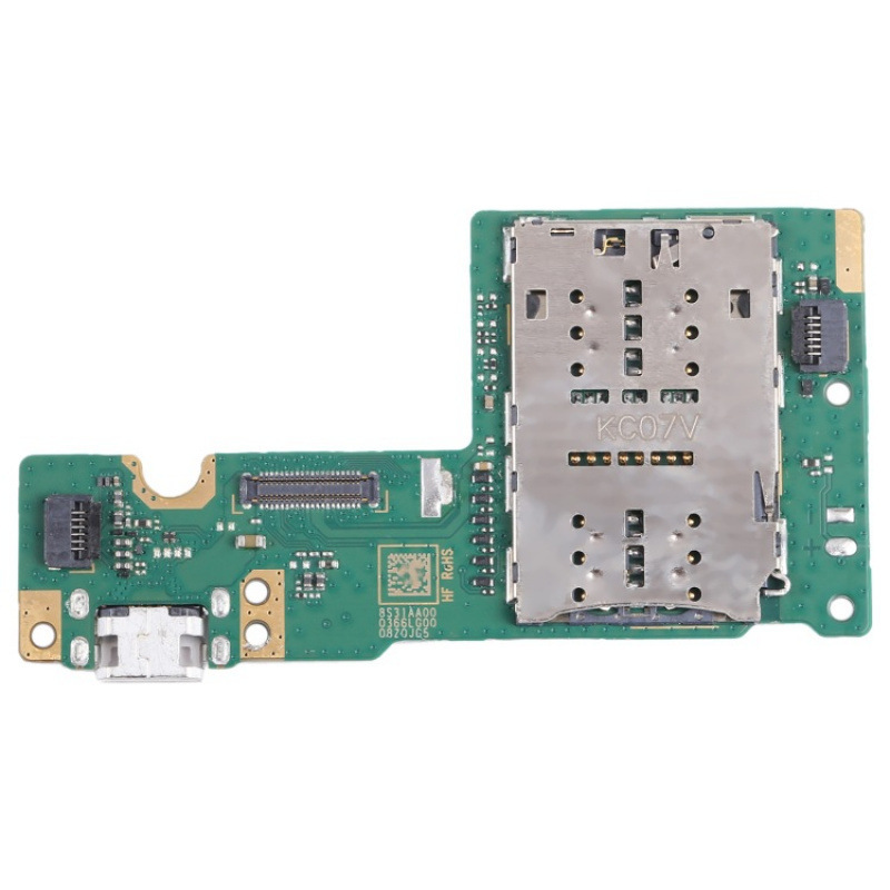 Original Tail Plug Small Board with Card Holder for Lenovo Tab M10 Hd Tb-X505 Original Tail Plug Small Board with Card Holder for Lenovo Tab M10 Hd Tb-X505