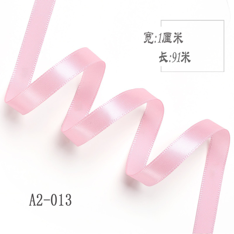 1cm cinta de poliéster arco DIY cinta boda fresco ramo fruta caja de regalo de embalaje colorido satén cinta decorativa