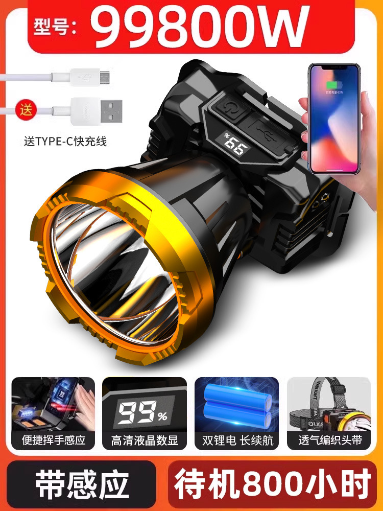 최고 99800W500 시간 유도 충전 보물 기능 전기 디스플레이 이중 리튬 배터리