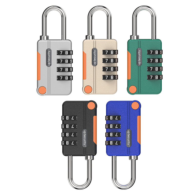 跨境新拼色多用途 箱包健身房柜子密码挂锁跨境专供密码锁 81H-4D
