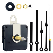 电商热销静音石英机芯+黑色指针套装直条桃心简约铝制指针DIY表芯