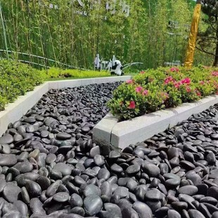 Cobblestone flower bed fish tank landscaping pebble courtyard each size optional color stone polished stone
