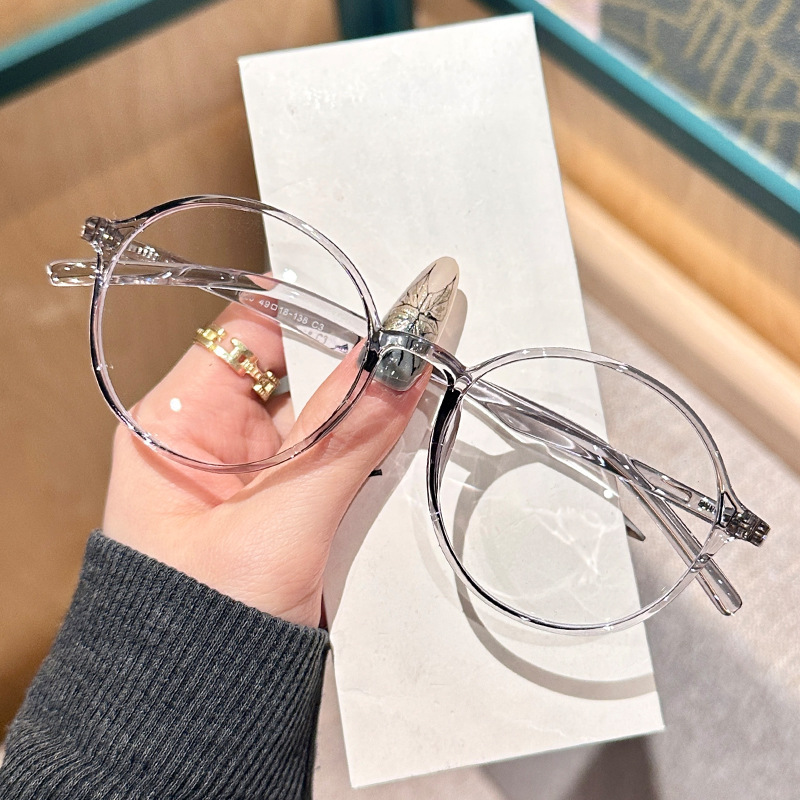 中高年向けの新しいレトロなブルーライト防止老眼鏡、高精細スマートズーム、ファッショナブルな超軽量老眼鏡|undefined