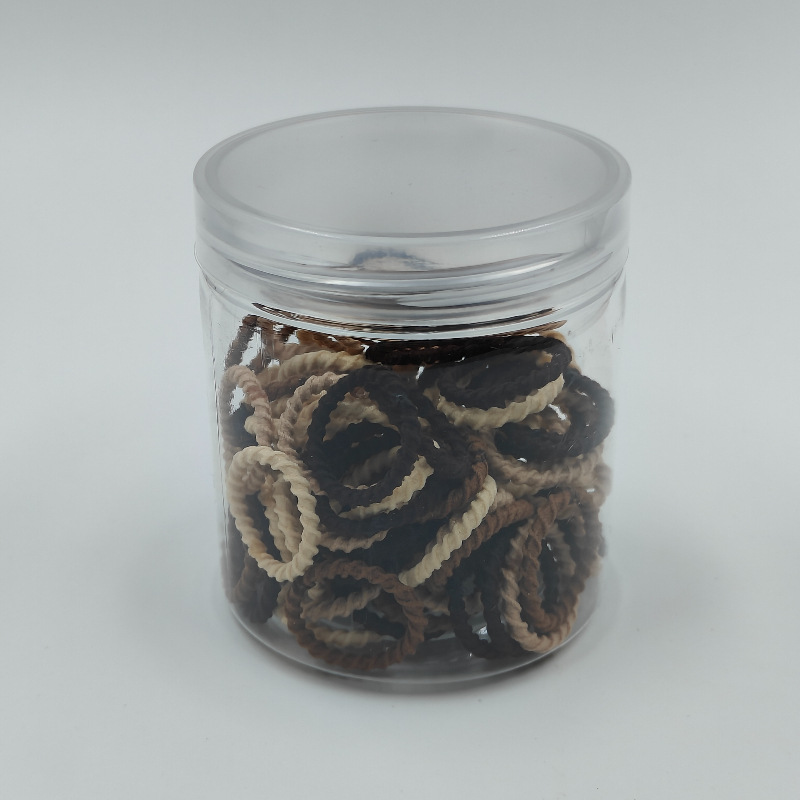 Fábrica directa enlatada de alta elasticidad no daña cabello de cabello de chicas anillo de toalla simple banda de goma cabello de cabello anillo de cabello de bebé