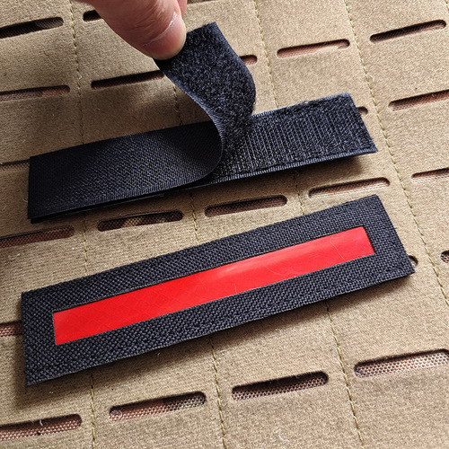 Wholesale reflective strip IR identification badge hooked Velcro patch night eye-catching long strip multi-color