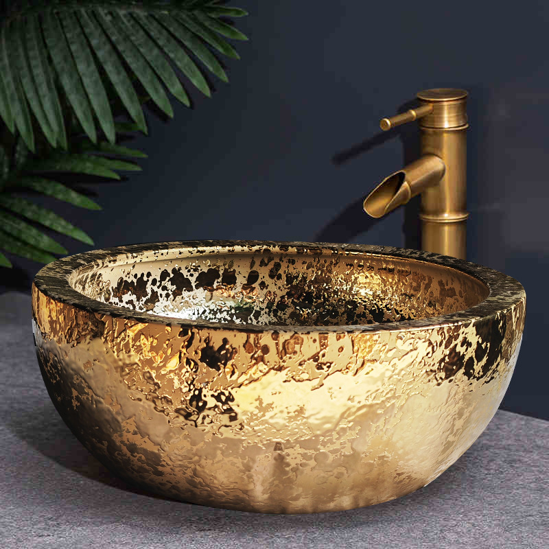 Thai Foot Bath Table Basin Wash Basin Table Basin Balcony Bathroom Wash Basin Single Home Art Wash Basin