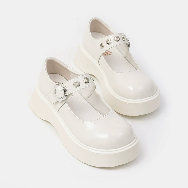 Обувь Мэри Джейн на толстой подошве для японского колледжа, женская летняя Мягкая Милая кожаная обувь с большим круглым носком, 2022 г.