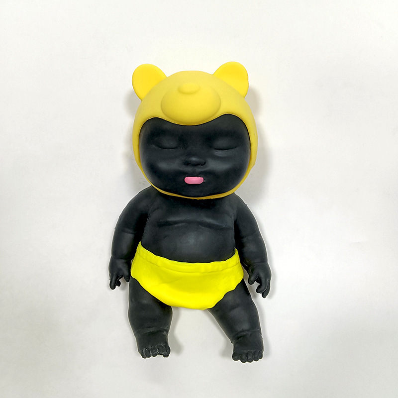 Muñeca de celebridad de Internet, pegamento suave TPR, arena, rebote lento, juguete de descompresión con bomba Q pellizcada, muñecas de la casa, explosión transfronteriza