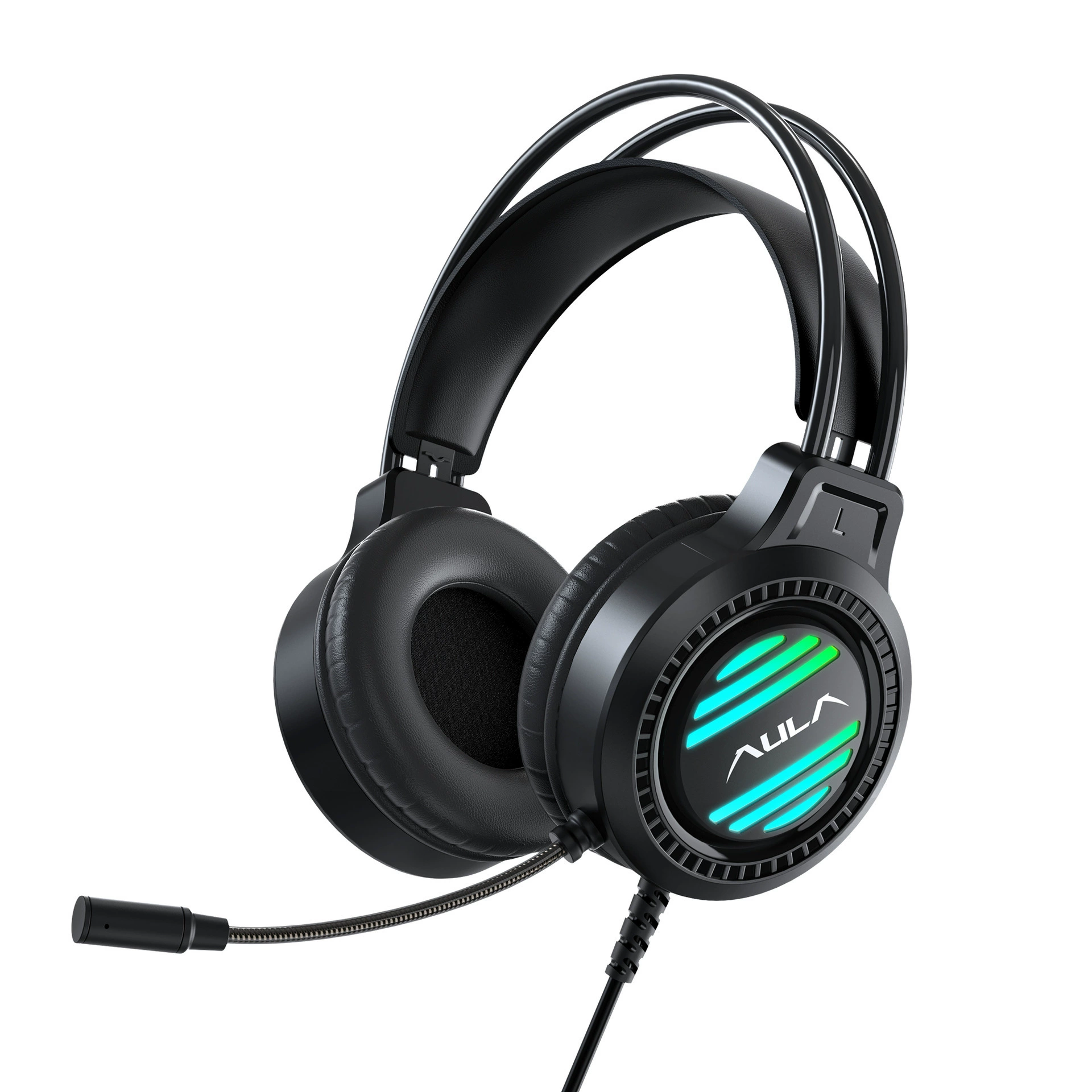 Игровая проводная гарнитура AULA S606, электрогеймерская, 7.1 канал, USB, для ноутбука/компьютера