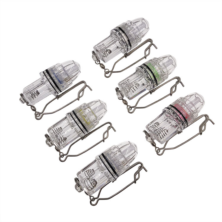 Factory direct supply deep sea LED fishing lamp flash fishing lamp with metal reinforced large Pin Hook sea fishing lamp