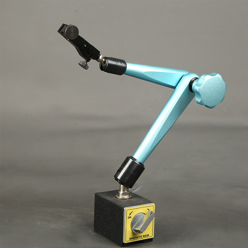 液压万向表座360度旋转调节磁性万向支架高精度万能百分表机床测