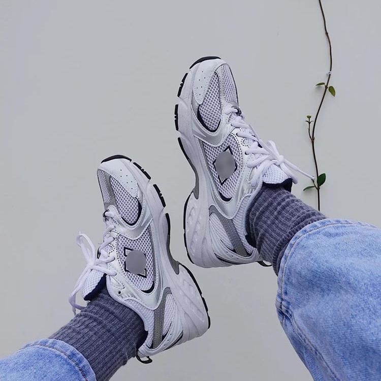 Putian High Version Retro Couple Casual nb530 Silver Grey Silver Women's Shoes All-match Student Sports Shoes Torre Shoes