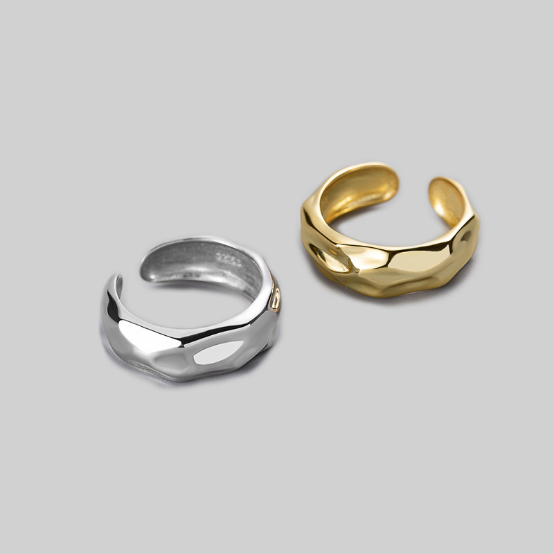 Fashion Korean uneven irregular ring simple geometric open ringpicture10