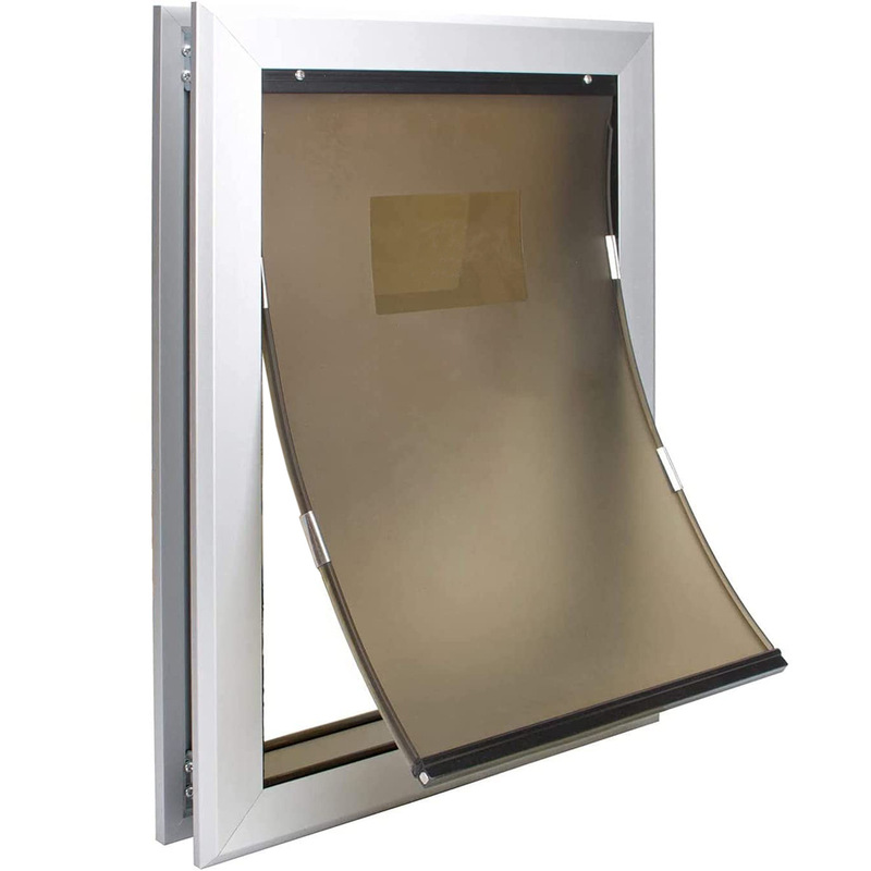 New Heavy-Duty Aluminum Frame Pet Door with Large Opening for Dogs, Free Two-Way Entry, Cat and Dog Door Curtain, Pet Supplies Cross-Border New Heavy-Duty Aluminum Frame Pet Door with Large Opening for Dogs, Free Two-Way Entry, Cat and Dog Door Curtain, Pet Supplies Cross-Border