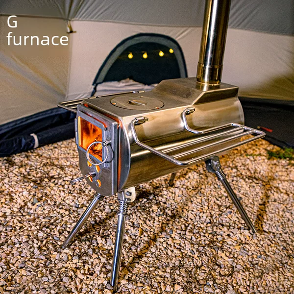 G Stove Picnic Stove Foldableing Wood Stove Green Stove Ornamental Stove Tent Outdoor Camping Style Picnic Home Indoor Heating Stove