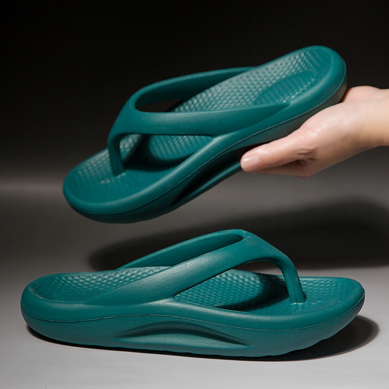 Cross-border 46 más el tamaño de las chanclas de los hombres hogar ligero EVA sandalias par casual flip-flops zapatos de playa de moda