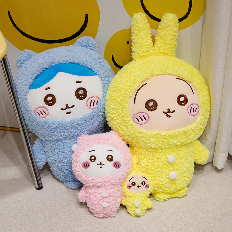 Nuevos lindos chiikawa pijamas juguetes de peluche colgantes jiikawa usatchi muñecas regalo