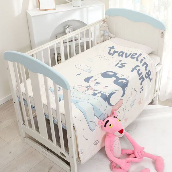 Children's gauze cotton summer bath towel for home use