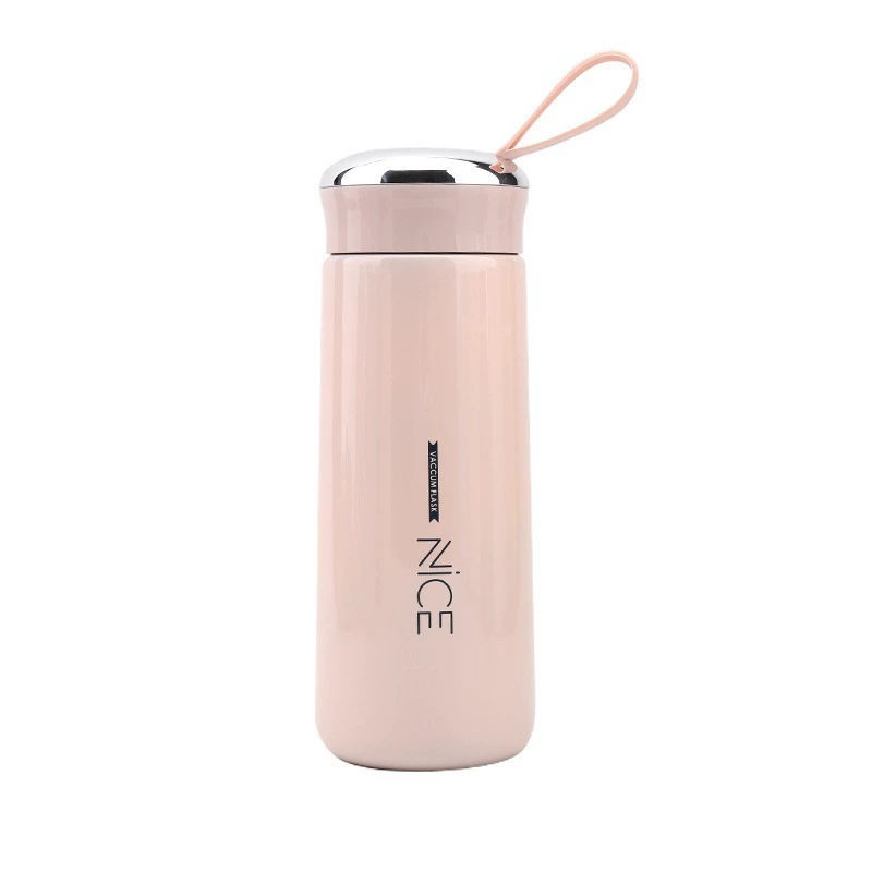 Portable Water Bottle Nice 400 ml, stainless vacuum cup for students — compact, giftable