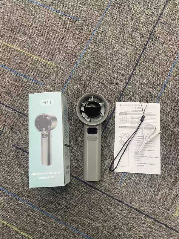 M11 新しい 120 ギア高速ハンドヘルド無段階可変速小型ファンバッテリー寿命ポータブルミニ強風サイレントファン|undefined