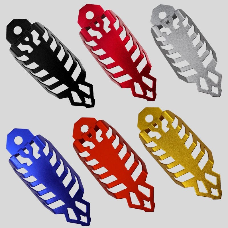 Педаль аксессуары для модификации мотоцикла призрачный огонь электромобиль амортизатор внедорожник декоративный чехол амортизатора пружинная Защитная крышка