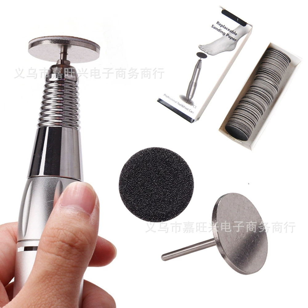 Шлифовальный станок для ног Специальные шлифовальные таблетки для ногтей оправки Электрическая шлифовальная машина для удаления омертвевших мозолей кожи на подошвах шлифовальных таблеток для ног