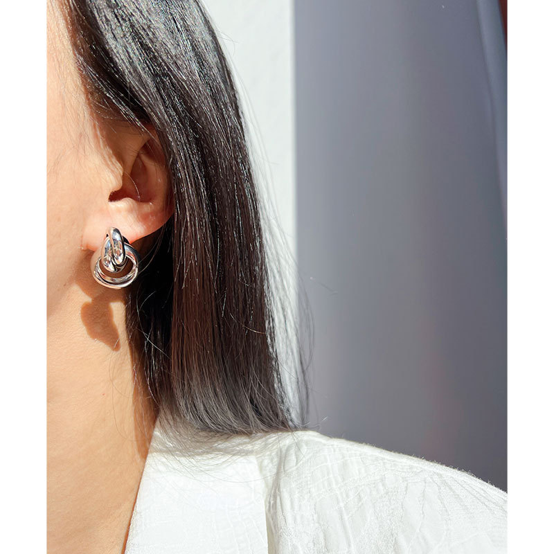 Fashion Geometric Copper Plating Ear Studs 1 Pair