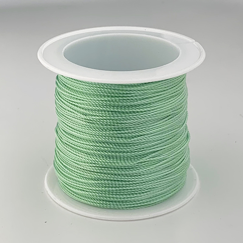 12 hilos de alambre trenzado hilo rojo hilo de color Morandi cuerda trenzada collar cuerda cuerda trenzada a mano material de bricolaje