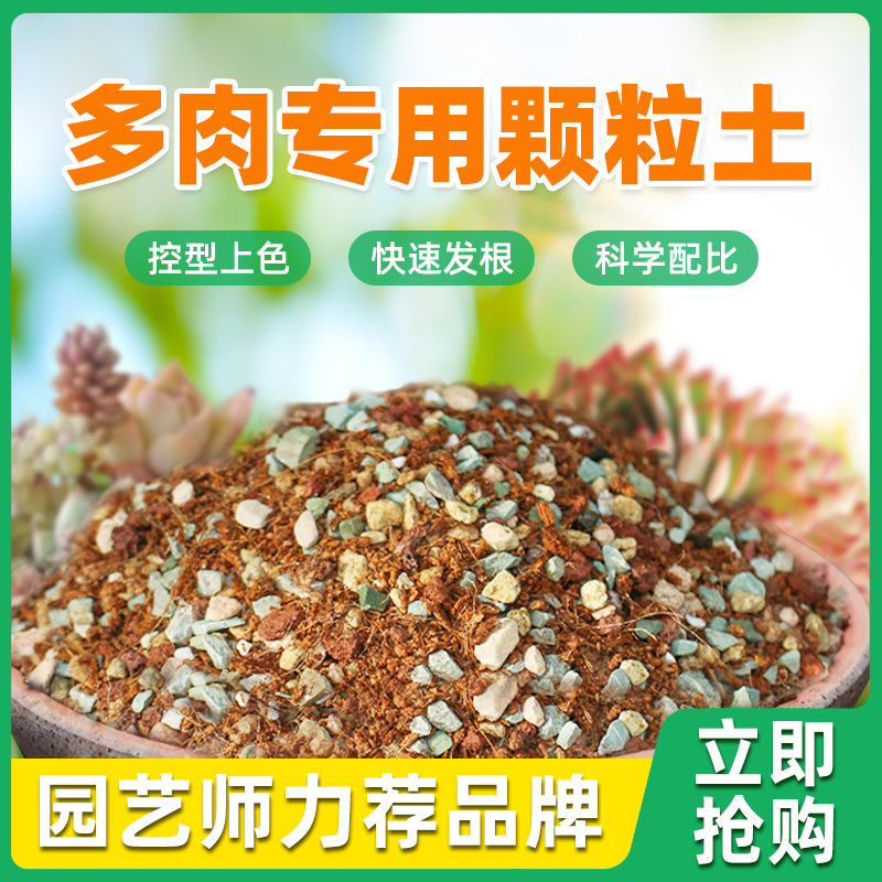 Succulent nutrient soil particles special soil planting and cultivation soil general-purpose peat plant flower soil paving stone